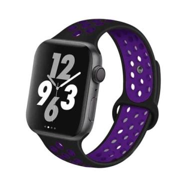 Imagem de Pulseiras De Silicone Para Apple Watch De 45mm, 44mm, 49mm, Ultra2, 40