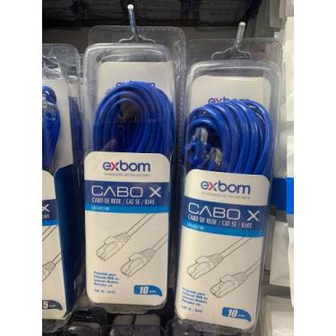 Imagem de Cabo de Rede RJ45 CAT5E - 10 Metros - Exbom