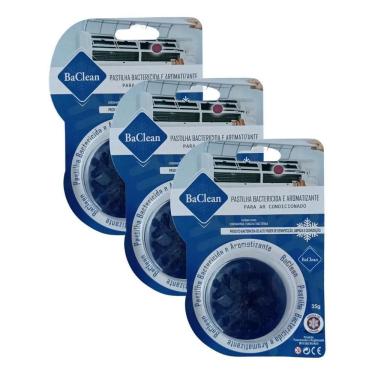 Imagem de 2X Kit 3 Pastilhas Bactericidas Ar Condicionado Ba Clean