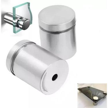 Imagem de Prolongador 25X25 Inox Suporte Vidro, Mad, Painel Kit 4Uni K