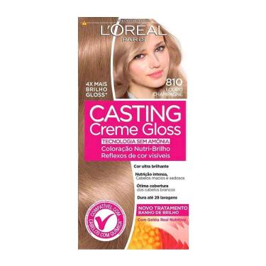 Imagem de Tintura Creme Casting Creme Gloss L`oréal Louro Champagne 810 Kit