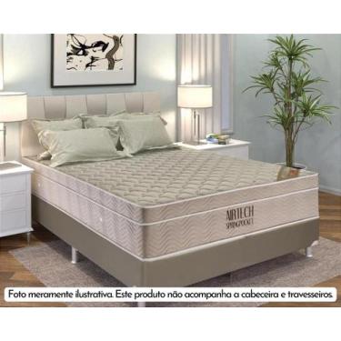Imagem de Conjunto Box Casal (Colchão Airtech Springpocket Ortobom + Base Box), 