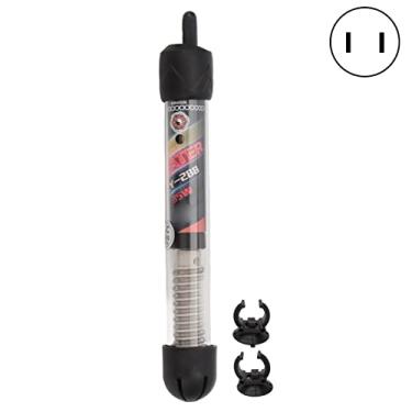 Imagem de GLOGLOW Aquecedor de aquário, controle de temperatura do botão IPX8 à prova d'água vara de aquecimento de peixe economia de energia automática fio de ferro de temperatura constante para aquecimento (35W)
