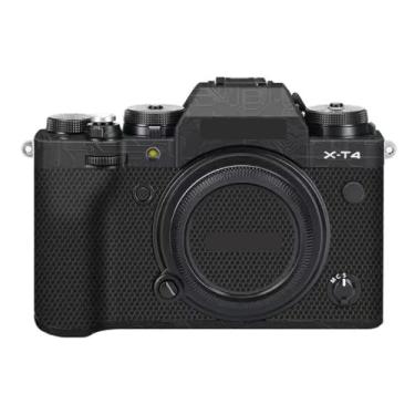 Imagem de X-T4 Adesivo de capa de câmera para FujiFilm X-T4 película protetora antiarranhões decoração XT4 (preto circuito)