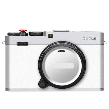 Imagem de X-E4 Premium Camera Premium Adesivo Película Protetora Anti-arranhões para FujiFilm X-E4 XE4 Decalques (Transparente + Couro Branco)