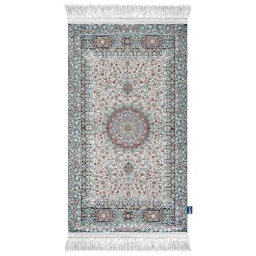 Imagem de East West Souk Coleção de tapetes de oração Naseej – Design islâmico tecido, acolchoado para conforto (claraboia persa)