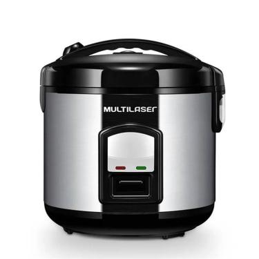 Imagem de Panela de Arroz Gourmet Elétrica Multilaser Ce06 10 Xícaras 700W Inox com Luz Indicador...