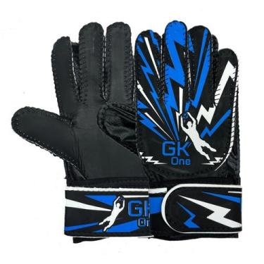 Imagem de Luva de Futebol Infantil GK One - Futebol Shop, Azul, G