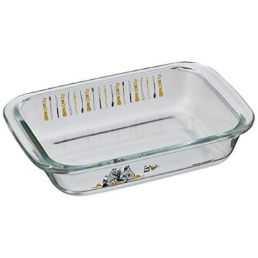 Imagem de Skater Prato de vidro resistente ao calor GCD1-A, compatível com forno, forno de micro-ondas, 700 ml, Moomin, cozinha