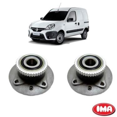 Imagem de Par Cubo Da Roda Traseira Com Rolamento - Kangoo 2017 A 2019 - Al-208 