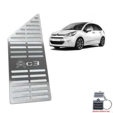 Imagem de Descanso De Pé Citroen C3 2013 Até 2020 Aço Inox