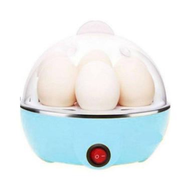 Imagem de Máquina Processador Egg Cooker Cozedor Ovos Vapor Azul 110v