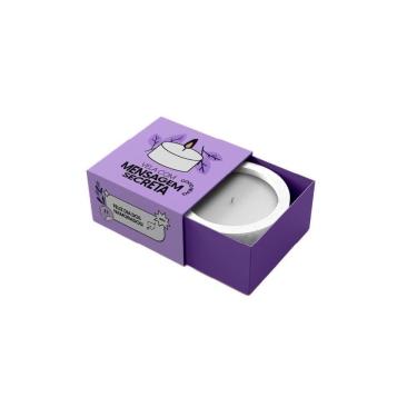 Imagem de Vela Aromática De Baunilha Com Mensagem Secreta Para Aniversário Inesquecível