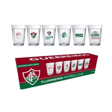 Imagem de Kit com 6 copos americano coleção fluminense 190ml