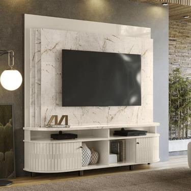 Imagem de Home Theater Laguna com Painel Calacata/Off-White
