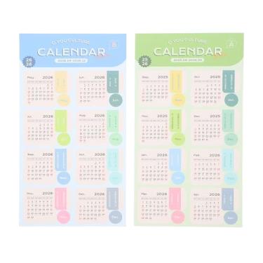 Imagem de SEWACC Adesivos de calendário 2026 de 2 folhas - Guias de planejamento mensal adesivos mini abas mensais para planejadores, agendamento, agendamento, agenda, agenda, agenda, agenda, agenda, agenda
