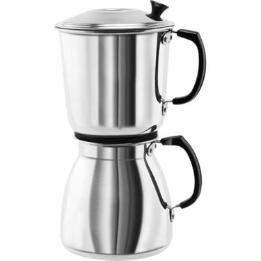 Imagem de CAFETEIRA DE ALUMINIO ECONOMICA TIPO ITALIANA GRANDE 1.700 ml JÁ VEM COM FILTRO(Polido)