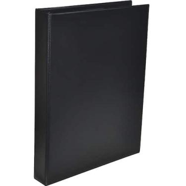 Imagem de Fichário Universitário Pvc Preto C/4 Argolas - ACP