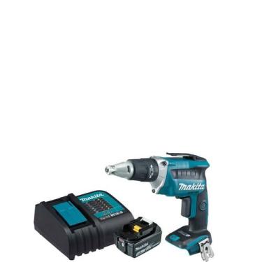 Imagem de Parafusadeira Drywall Gesso 18v A Bateria 5ah Makita Dfs452z
