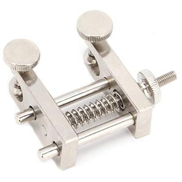 Imagem de Domary Ferramenta de Reparo de Braçadeira de Borda de Violino Luthier que Faz Fixação para Violino Viola Violoncelo Cabeça de Montagem (Prata)