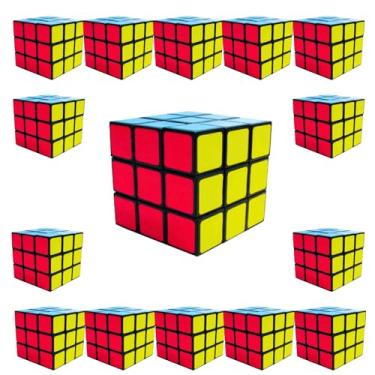 Imagem de Kit 20 Cubos Mágicos Interativos para Crianças Adultos de Qualidade para Raciocinio Anti Estresse Brinquedos