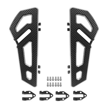 Imagem de predolo Estribos para Motorista de Motocicleta, Peças de Pedal Modificadas Faça Você Mesmo, Apoio para Os Pés em Liga de Alumínio, Pedais, Preto