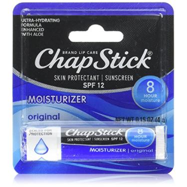 Imagem de ChapStick Hidratante protetor solar para proteção da pele, FPS 12 original, 4,3 g (pacote com 2)