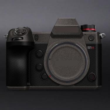 Imagem de S1H Adesivo de capa de câmera antiarranhões para Panasonic Lumix S1H Película Protetora Decalques S1H (marrom)