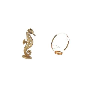 Imagem de Fenteer Escultura de Mesa de Resina Dourada, Suporte para Garrafa de Vinho, Estatueta Decorativa, Ornamento para Escritório, Quarto, Sala de Estar, Organizado