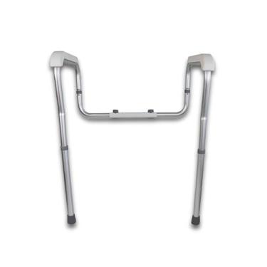 Imagem de Barra de Apoio para Vaso Sanitário em Alumínio, Suporte de Segurança para Banheiro