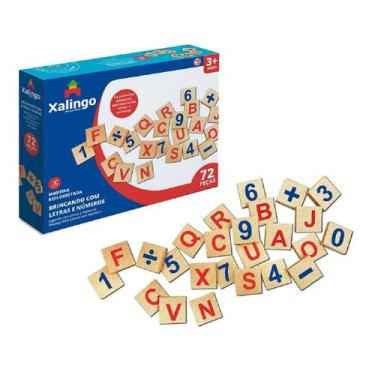 Imagem de Brincando com Letras e Números Xalingo Educativo - Ref 5057.6, Cores s