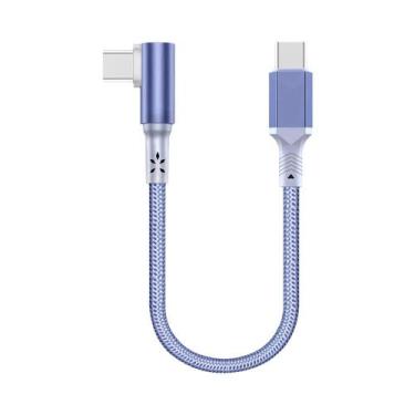 Imagem de Cabo USB C Curto De 10CM 20CM Trançado 60W Para Carregamento Rápido E 