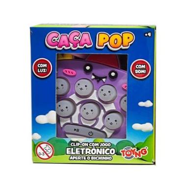 Imagem de Jogo Chaveiro Pop Game Toyng 55186 Sortido com Luz e Som Interativo