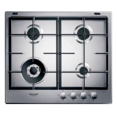 Imagem de Cooktop à Gás Brastemp Gourmand 60cm 4 Queimadores Inox 220V