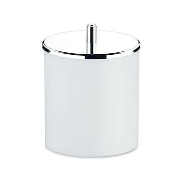 Imagem de Lixeira Brinox com Tampa Inox 3400/202 Branca - 5, 4 L