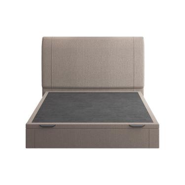 Imagem de Cama Flutuante Baú Space Casal Linho - Skybox Cor Cinza