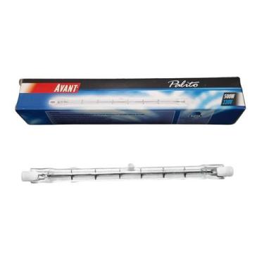 Imagem de Lâmpada Halógena Palito 500W 220V R7s 2800K 118mm - AVANT