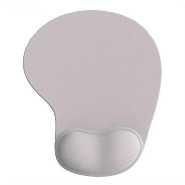 Imagem de 1 mouse pad de suporte de pulso - Mouse pad ergonômico para escritório com descanso de pulso macio e respirável, preto