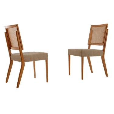 Imagem de Conjunto Com 2 Cadeiras Aila Moderna Mobília Turim 07/cinam.imbuia