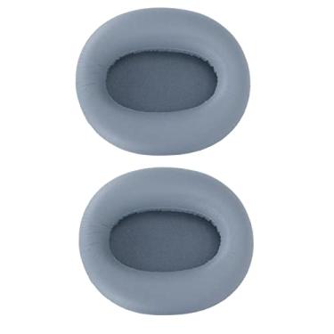 Imagem de SUNGOOYUE Almofadas de Reposição para Fones de Ouvido EDIFIER W820NB, Espuma de Memória e Couro Proteico, Almofadas de Isolamento de Ruído Com Instalação Rápida (protetores de ouvido azuis)