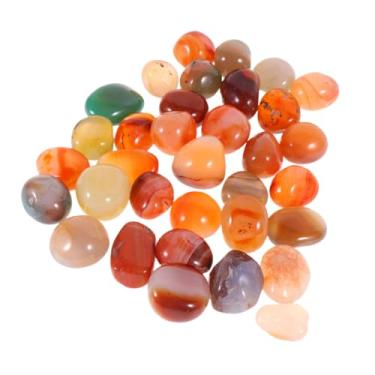 Imagem de 1Pack Natural Stone Pebble Aquarium Ornament Polished Gravel for Fish Tank Decoration Round for Home Craft Flowerpot Accessories and Terrarium Use