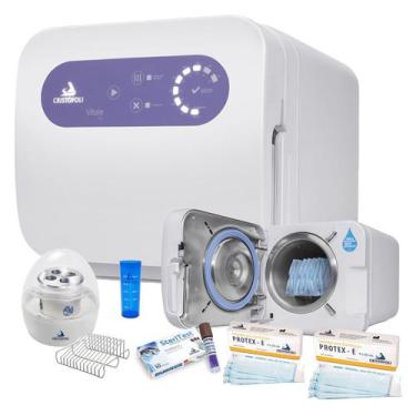 Imagem de Autoclave Vitale Inox 5 Litros Lilás Bivolt + Mini Incubadora - Cristó