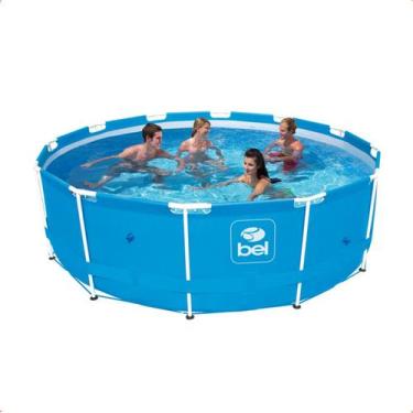 Imagem de Piscina Armação Estrutural 10.000 Litros Bel Estrutural Redonda Grande