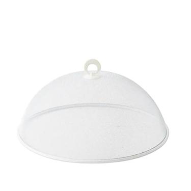 Imagem de Tela Protetora para Alimentos, Cobertura Anti Mosca e Insetos, Protege Comida na Cozinha e Mesa, Mantém Alimentos Frescos(1 UNIDADE BRANCA)