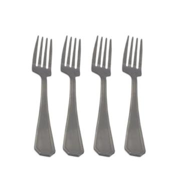 Imagem de Conjunto de Garfos de Mesa em Aço Inox, 12 Peças, 21cm x 3cm, Design Sofisticado, para Casa e Restaurante