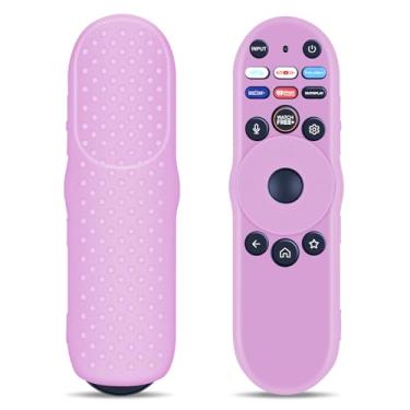 Imagem de ZWP Capa de controle remoto para controle remoto Vizio Smart TV XRT270, capa de silicone compatível com VIZIO XRT270 capa de silicone (rosa)