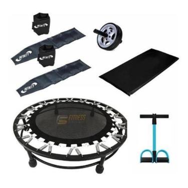 Imagem de Kit Aeróbico Mini Jump+Colchonete+Extensor+Caneleira 2 E 3Kg - Infinit