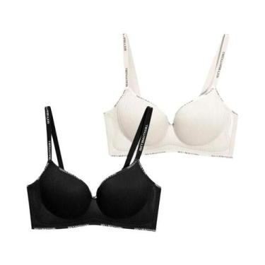 Imagem de Conjunto De Sutiã Sem Costura E Sem Fio Para Mulheres, Sexy, Com Alças