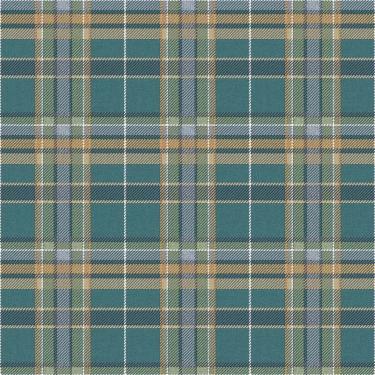 Imagem de Papel de Parede Botany House Xadrez Verde 15576