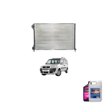 Imagem de Kit Radiador Doblô Com Ar 5L Aditivo Advanced Concentrado E Água Desmineralizada